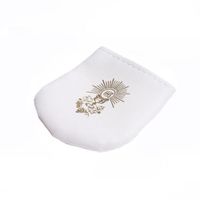 Etui na różaniec białe na rzep do Pierwszej Komunii Świętej