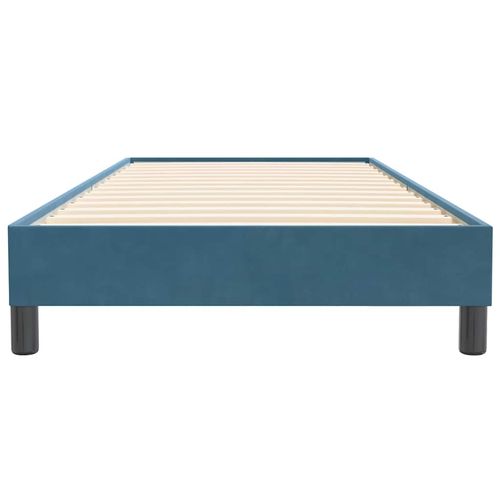 Łóżko typu Box Spring bez materaca Ciemnoniebieskie 100x220 cm na Arena.pl