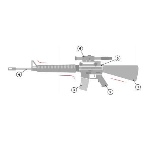 PISTOLET NA KULKI ŻELOWE KARABIN AUTOMATYCZNY WYRZUTNIA AKUMULATOR ZABAWKA na Arena.pl