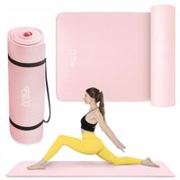 MATA DO ĆWICZEŃ JOGI GIMNASTYCZNA KARIMATA GRUBA NBR ANTYPOŚLIZGOWA 1,5 CM