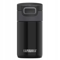 Termiczny kubek Kambukka Etna 300 ml – termos czarny, Snapclean, biuro