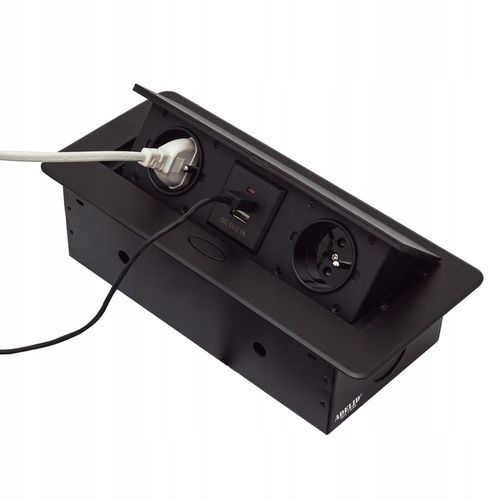 GNIAZDO CHOWANE W BLAT NABLATOWE + 2 USB GNIAZDKO na Arena.pl