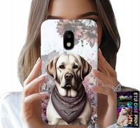 ETUI DO SAMSUNG GALAXY J5 2017 - PIESEK PIESKI HUSKY PSIE WZORY + SZKŁO