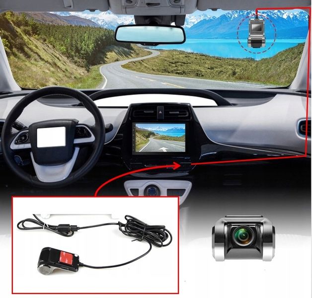 KAMERA SAMOCHODOWA REJESTRATOR JAZDY REGULOWANA ANDROID DVR JAKOŚĆ HD zdjęcie 4