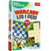 gra warcaby liś i gęsi rodzina treflików 02301
