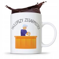 Kubek Prezent Zegarmistrza Najlepszy Zegarmistrz Z Nadrukiem Ze Zdjęciem