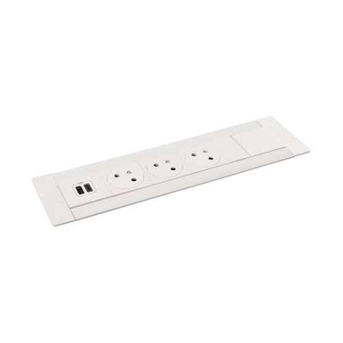 Gniazdo MULTILINK do ścianek działowych, wyposażone 3X2P+Z/USB A+C z przewodem 2m - BIAŁY Legrand 654860 na Arena.pl
