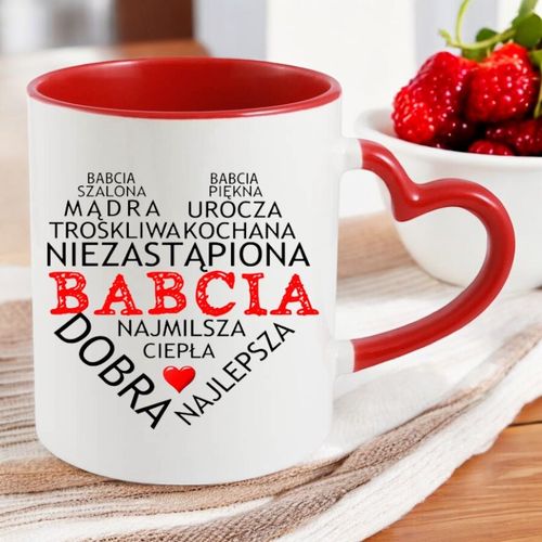 KUBEK Z NADRUKIEM PREZENT DLA BABCI NA DZIEŃ BABCI URODZINY na Arena.pl