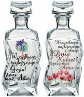 KARAFKA PREZENT dla żony kobiety z nadrukiem