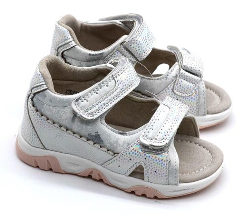 Sandały dziewczęce MISS E 23DZ23-5924 - białe 26 na Arena.pl