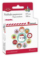 naklejki papierowe boże narodzenie 200 szt titanum