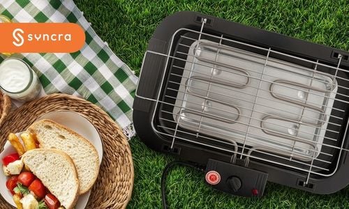 GRILL ELEKTRYCZNY 2000W STOŁOWY DOMOWY OGRODOWY STOJĄCY DUŻY Z RUSZTEM na Arena.pl