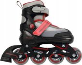 Regulowane ŁYŻWOROLKI Rolki Łyżwy 2w1 AMIGO 30-33 ABEC7 Czerwone