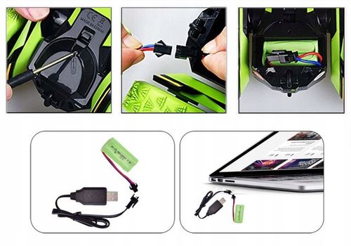 AUTO AKROBATA ZDALNIE STEROWANY SAMOCHÓD + PILOT 2,4 GHz AKUMULATOR 700mAh na Arena.pl