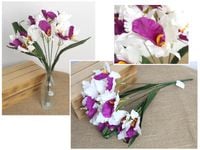 bukiet 2szt  irys wys. 50 cm 5 łodyg (kwiat 12 x 6 cm)