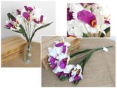 bukiet 2szt  irys wys. 50 cm 5 łodyg (kwiat 12 x 6 cm)
