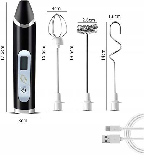 Spieniacz do mleka blurr SPIENIACZ MIKSER DO MLEKA KAWY ELEKTRYCZNY na Arena.pl