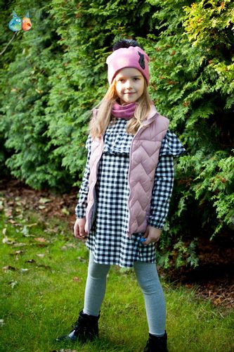 BROEL Camilla czapka dla dziewczynki cekiny kotek ecru 50-52 na Arena.pl