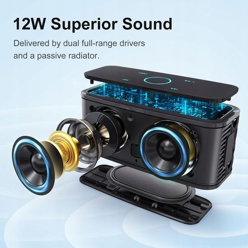 Głośnik przenośny Doss SOUNDBOX czarny Bluetooth dotykowy panel 12W HIT! na Arena.pl