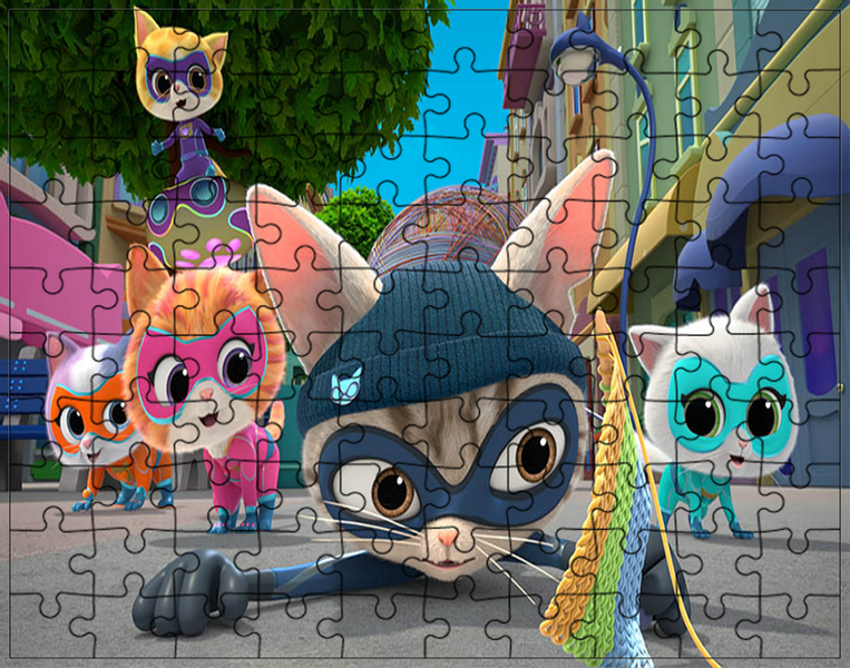 Puzzle Super Kotki zdjęcie 1