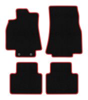 Dywaniki welurowe CARLUX-RED Mercedes B W245 2005-2011 czarne