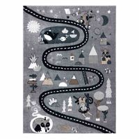 RUG/LU/BEO/ROUTE/GREY/120x170