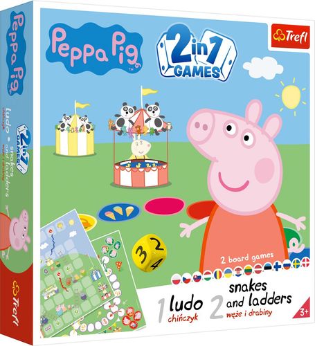 gra 2w1 chińczyk/ węże i drabiny peppa 02067 na Arena.pl