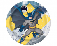 talerzyki papierowe batman 23cm/8szt. urodziny