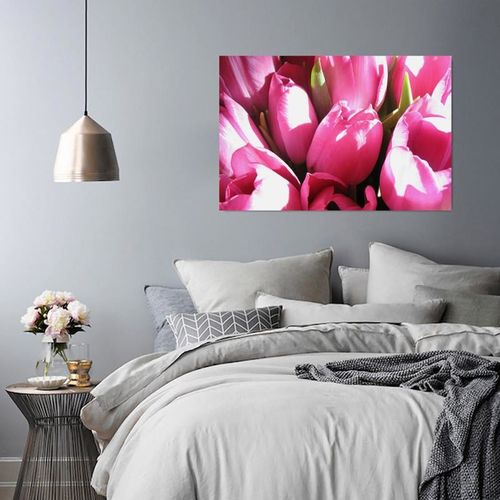 Deco Panel, Różowe tulipany 2 100x70 na Arena.pl