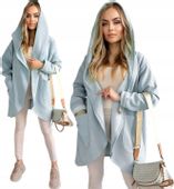 BLUZA DAMSKA PARKA narzutka dresowa z kapturem na wiosnę