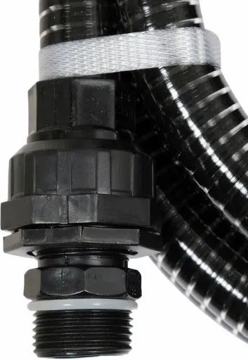 WĄŻ SSĄCY DO POMP I HYDROFORÓW 5m Z ZAWOREM 1 CAL zdjęcie 3