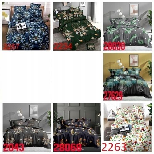 Pościel 160x200 Komplet Pościeli Zestaw +2x Poszewka 70x80 Dużo Wzorów na Arena.pl