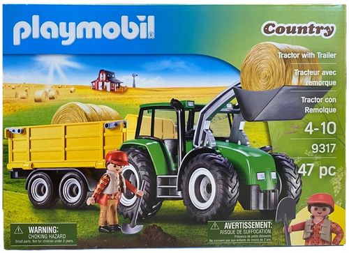 ZESTAW PLAYMOBIL COUNTRY TRAKTOR Z PRZYCZEPĄ 47 ELEMENTÓW na Arena.pl