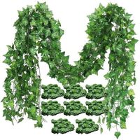 Sztuczny bluszcz girlanda na balkon taras ścianę 48 sztuk 100m dekoracyjny