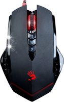 Myszka gamingowa A4Tech Bloody V8m V-Track USB ślizgacze czarna