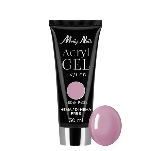 Akrylożel żel budujący do przedłużania AcrylGel MollyNails Bean Paste 30 ml na Arena.pl