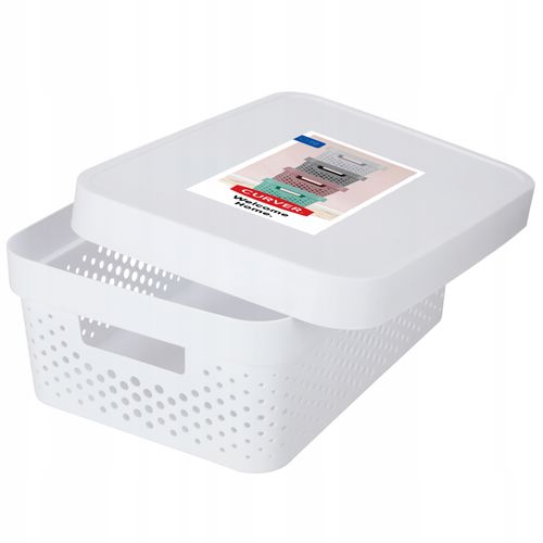 Curver Pojemnik Pudełko Z Pokrywką 11 L Biały na Arena.pl