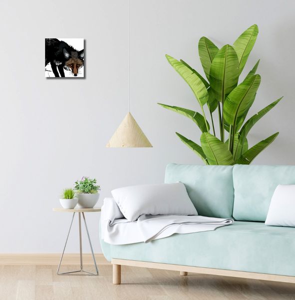 Obraz 20x20cm Nieufny Lis zdjęcie 2