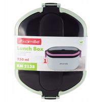 KAMILLE termos obiadowy 2-poziomowy 750 ml lunch box menażka