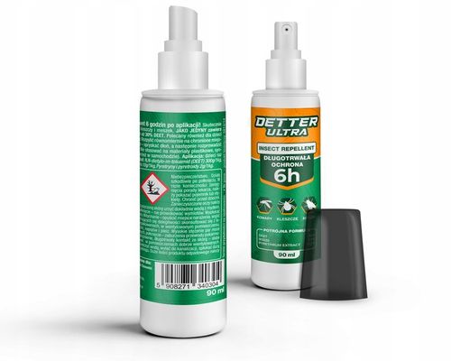 SPRAY ŚRODEK + PREPARAT ROLL-ON NA KOMARY KLESZCZE MESZKI OSY DETTER ZESTAW na Arena.pl