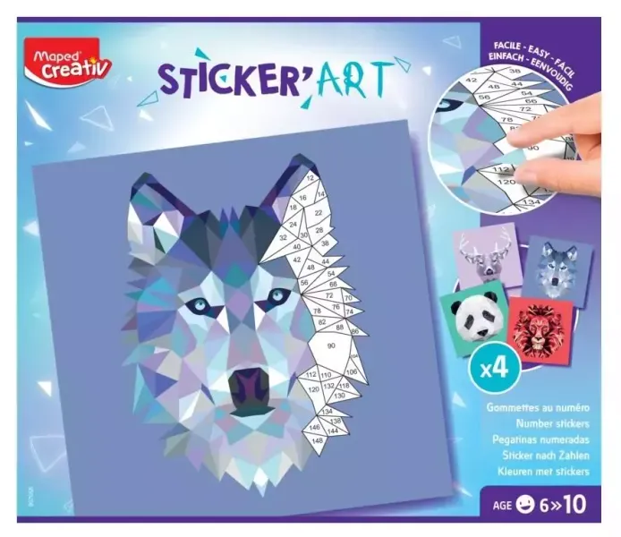 Przyklejanie po numerach Sticker Art CREATIV zdjęcie 1