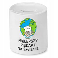 Skarbonka Dla Piekarza Najlepszy Na Świecie Z Nadrukiem Ze Zdjęciem