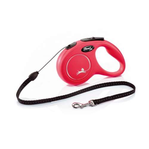 Smycz Flexi Classic rozm.S-5m do 12kg,czerw. linka na Arena.pl