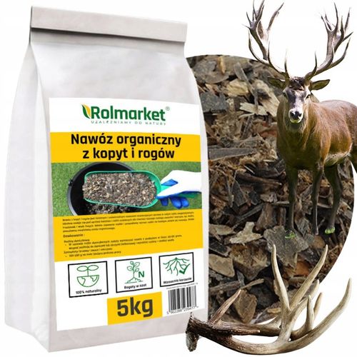 Wióry Rogowe Nawóz Z Rogów I Kopyt 5kg Bydlęcych Mączka Wióry Rogi Kopyta na Arena.pl