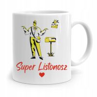 Kubek Prezent Dla Listonosza Super Listonosz Z Nadrukiem Ze Zdjęciem