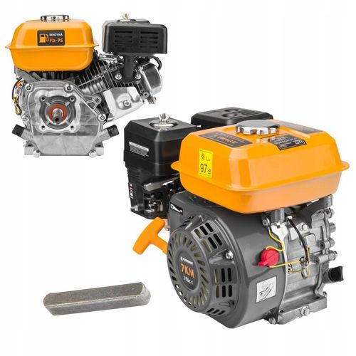 SILNIK SPALINOWY 7KM WAŁEK 19MM GX160 DO ZAGĘSZCZARKI AGREGATU OHV POWERMAT na Arena.pl