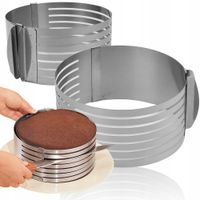 REGULOWANA FORMA OKRĄGŁA TORTOWNICA DO PIECZENIA CIASTA TORTÓW 16-20CM