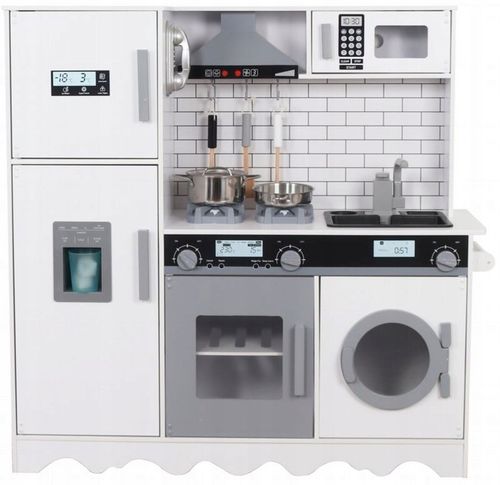 WIELKA DREWNIANA KUCHNIA DŹWIĘK ŚWIATŁO KRAN WODA DLA DZIECI WODA Z KRANU na Arena.pl