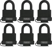 ABUS 6 SZT KŁÓDKA JARZMOWA SYSTEM JEDNEGO KLUCZA