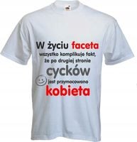 Koszulka MĘSKA PREZENT śmieszne napisy tekst imię